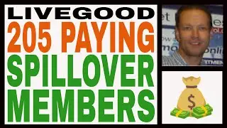 LiveGood Review - 205 Spillover Paying Members - Proof - (LiveGood Independant Affiliate)