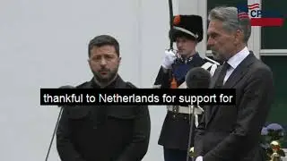 Zelenskyy in Netherlands: New Drone Deal, Military Aid & Push for EU Membership