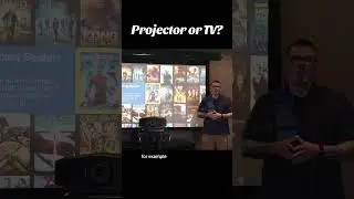 Projector or TV? #SonyBRAVIA #HomeTheater