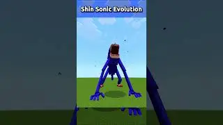 Shin Sonic Evolution😱#sonictapes #scary #minecraft #shorts