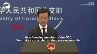 China support South Africa in the G2O