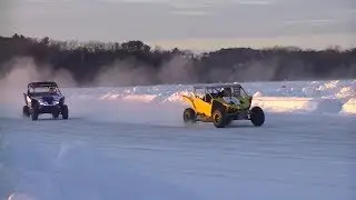 SXS UTV Racing on Ice 2019 Manawa Snodeo