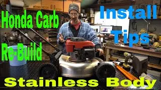 Stainless Steel - MTD Mower - Honda Engine - Carburetor Rebuild & Install ~ Full Service & Tune-up