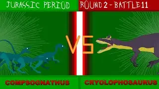Pivot Dinosaur Battles: REBORN! - Compsognathus VS Cryolophosaurus