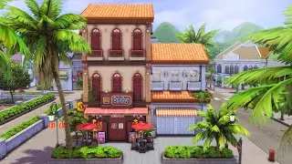 Chinese Restaurant and Apartment 🐉🏮 | For Rent | Tomarang | The Sims 4 | Stop Motion | NO CC