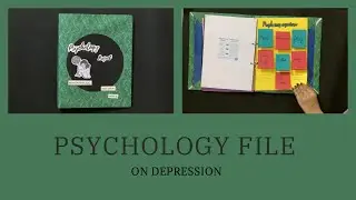 Psychology Project file on depression || 12th class || NCERT ||CBSE Board