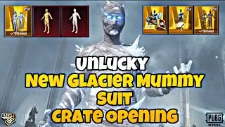 UNLUCKIEST Glacier Mummy Crate Opening in PUBG Mobile! 😭🔥