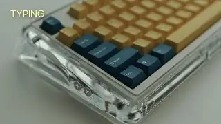 [ASMR] 투명 아크릴 TX EO87 + 극성회축 풀윤활 타건 30min