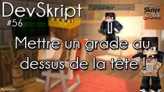 [Tutoriel Skript] DevSkript #56 - Grade au dessus de la t&ecirc;te !