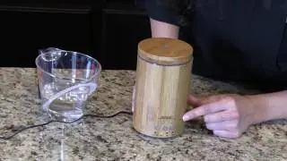 Bamboo Ultrasonic Essential Oil Diffuser by NOW Foods