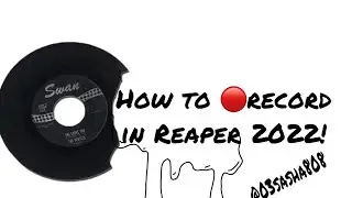 Best reaper settings and tutorial on how to record 🔥🔥🔥