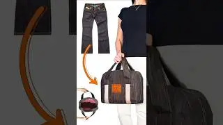 DIY Handbag from old jeans Miarti👜✂️