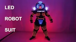 LED Costume LED Clothing Light suits LED Robot suits Luminous costume trajes de LED