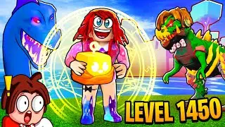 MINHA MÃE PEGOU LEVEL MÁXIMO NO BLOXFRUITS🤩