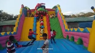 Bounce House for kids - Kids Playing on Bouncy Castle - Kids Jumping