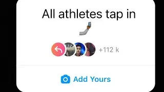 How To Get All Athletes Tap In Add Yours Sticker On Instagram Story