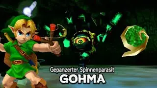 [HD] Ghoma - Bosskampf (Zelda-Ocarina of Time N64) 🕷️🕸️