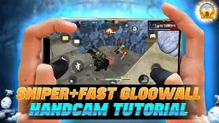 [HANDCAM] AWM+FAST⚡SITUP GLOOWALL TUTORIAL 😲|| SNIPER TIPS & TRICKS