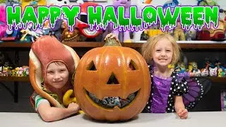 HUGE Trick or Treat Pumpkin Surprise Toys for Boys & Girls Kids Halloween Blind Bags Kinder Playtime