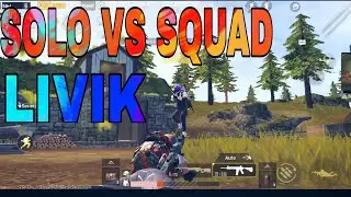 SOLO VS SQUAD LIVIK FAST GAMEPLAY PUBG MOBILE CHICKEN WINNER 90FPS ASUS ROG PHONE 3