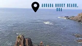 Aguada Rocky Beach, Goa 🌊😍||Fort Aguada Beach