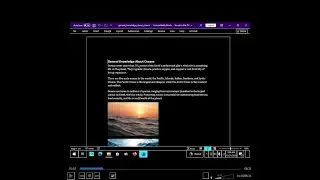 How to read MS word document using NVDA screen reader in browsing mode