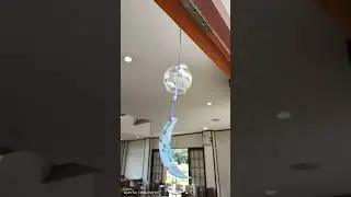 Japanese furin #japanese glass wind chimes #wind bell #japan #travel #hokkaidojapan