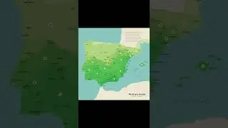 Map of the Fall of al-Andalus (Muslim Spain & Portugal) & the Reconquista.  #muslim #history #china