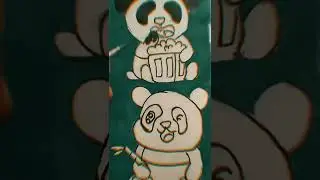 Handmade Bookmark Panda