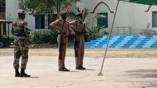 NCC C certificate Rifle Drill Test at vellore Voorhees college. 2021