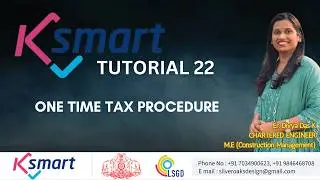 ONE TIME TAX| ksmart tutorial Malayalam| #ksmart