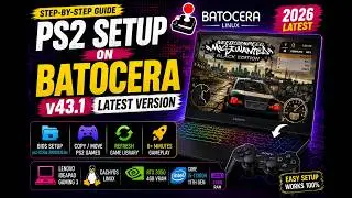 How to Setup PS2 on Batocera v43.1 (Latest 2026) | BIOS Setup + Copy PS2 Games + Gameplay