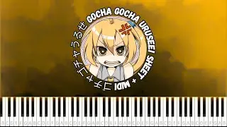 ゴチャゴチャうるせ Gocha Gocha Urusee! - Neru feat. Kagamine Rin【Piano Tutorial SHEET + MIDI】#vocaloid
