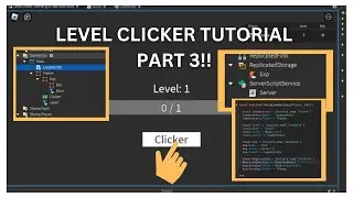 Level Clicker Tutorial Part 3 | Roblox Studio Tutorial