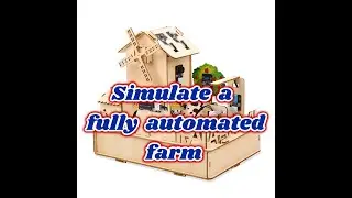 Easy-Plug Smart Farm Starter Kit for ESP32 Wooden House IoT Wifi