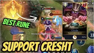 CRESHT SUPPORT NEW PATCH BEST RUNES ON AOV 3.0  | AoV | 傳說對決 | RoV | Li&ecirc;n Qu&acirc;n Mobile