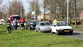 Vier auto's betrokken bij kop-staart botsing