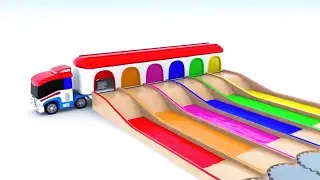 Colors for Children |  Fun Learning Colors for Kids - Wheels On the Bus song