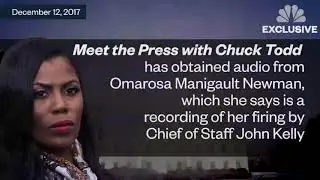 8-12-18 Omarosa Secretly Recorded John Kelly Firing Her In The SITUATION ROOM