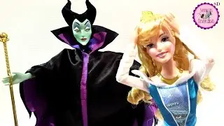 Maléfica y Aurora - Muñecas Barbie de la Bella Durmiente