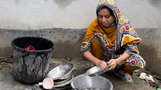 গ্রামের মেয়েদের সকাল যে ভাবে শুরু হয়