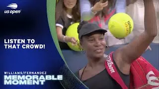 Venus Williams & Leylah Fernandez Walk Off the Court | 2025 US Open
