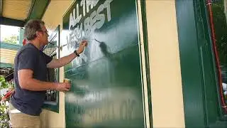 Signwriting demonstration Sydney