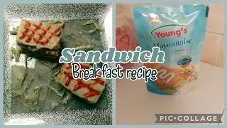 10 minutes breakfast recipe at home || eggs cheese sandwich without cheese || Kitchen Tasty Vlog