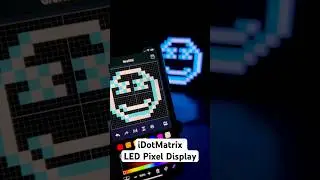 This #LED #pixel display from iDotMatrix is awesome!!!