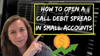 How to make money buying options in small accounts // buying call debit spreads