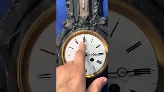 1870 Vintage Antique English A Coalbrookdale Cast Iron Strikes,barometer,clock available in our eBay
