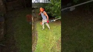String Trimmer Lawn Edging Envy #lawncare #shorts #entertainment #grasscutting #lawncarelife #stihl