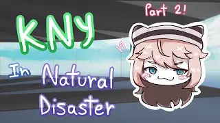Playing Natural Disaster in Demon Slayer Server!!✨ (As Genya!) | Part 2 || Natural Disaster Roblox