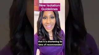CDC Shortens COVID Isolation Guidelines. Doctor Explains. 🌟#shorts🌟